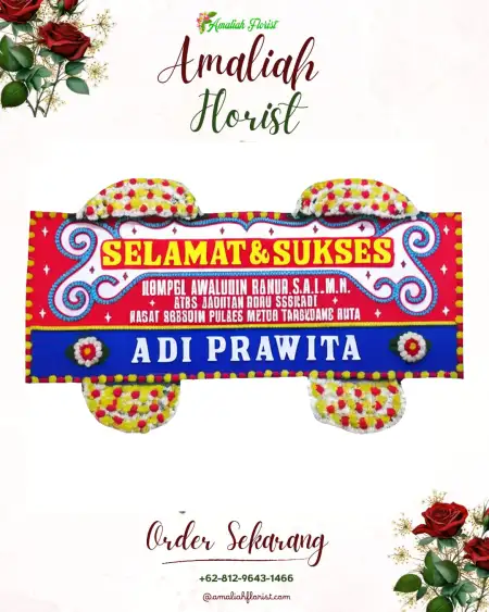 Papan Bunga Ucapan Selamat Mimika